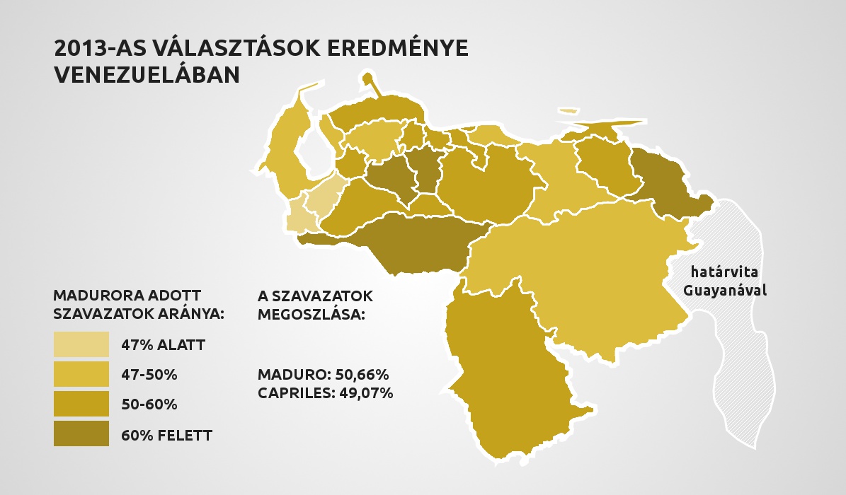 venezuela 2013 választási térkép